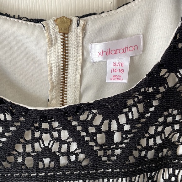 🖤 Girls XL 14/16 Black Lace dress. - Picture 2 of 5